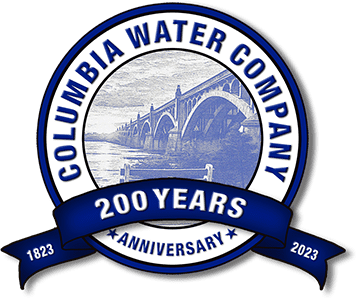 200 year anniversary logo Columbia Water Company