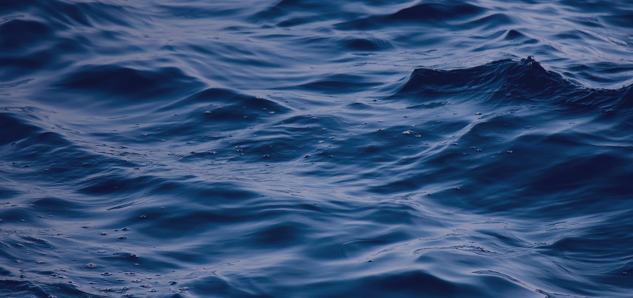Detail of wavy sea water surface
